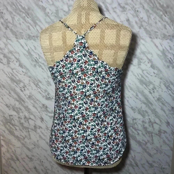 J. Crew Floral Tank Top  Size 2 - Picture 2 of 7